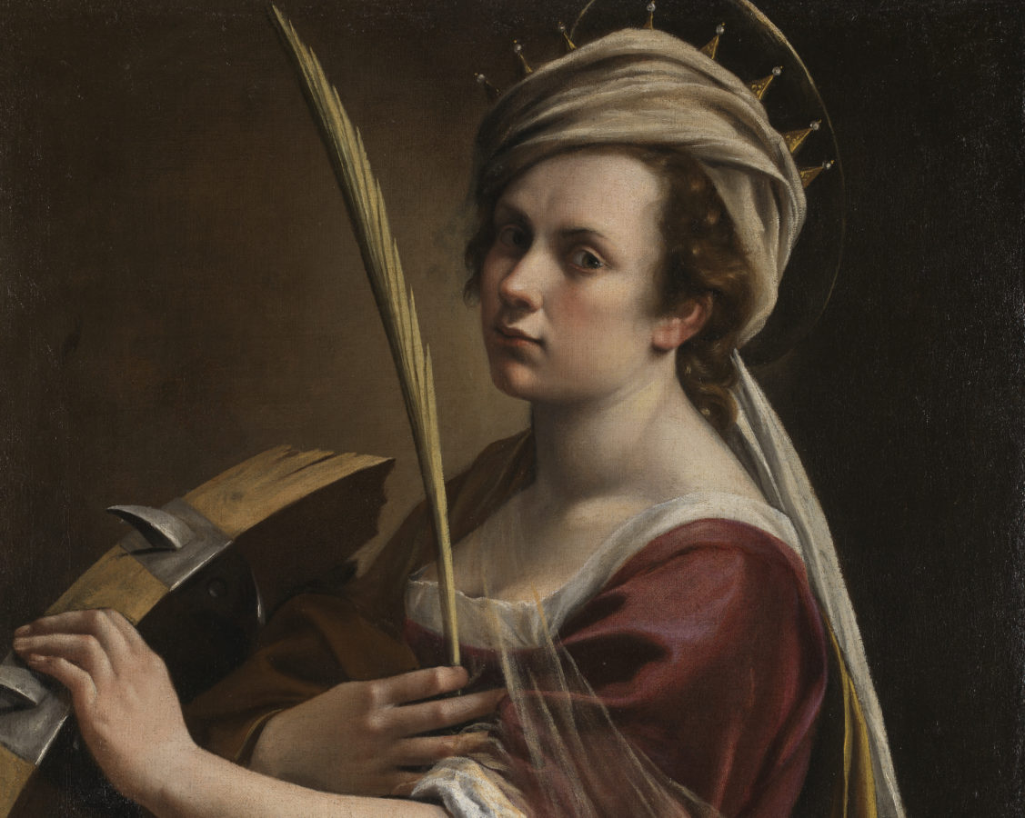 Autorretrato como santa Catalina de Alejandría