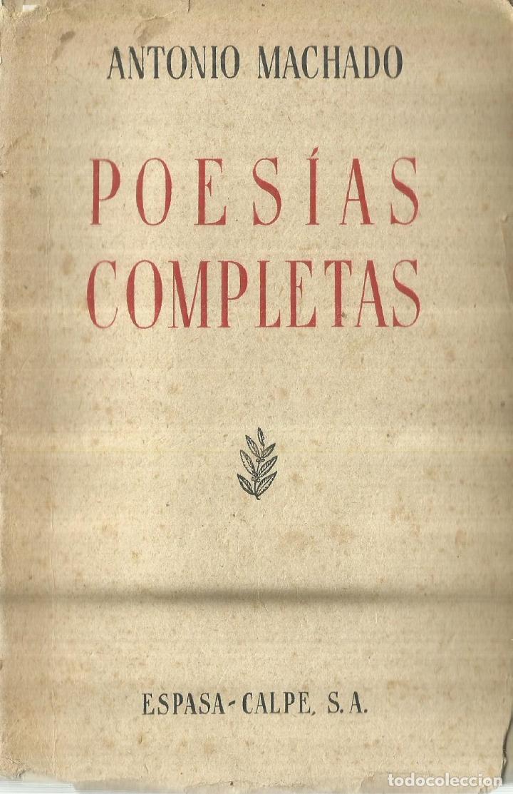 Libro Poesías Completas, Antonio Machado