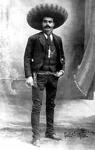 Fotografía de Emiliano Zapata por Protasio Salmerón ,1914.