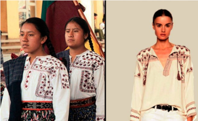 (Similitudes del plagio de “Carolina Herrera” y la comunidad nativa de Oaxaca)