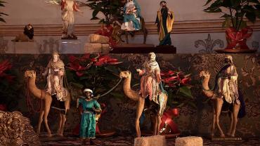 "Peregrinos" inauguran el tradicional Nacimiento del Museo de El Carmen