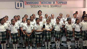 El Coro infantil Ejército Mexicano gana el primer lugar en interpretación del Himno Nacional.