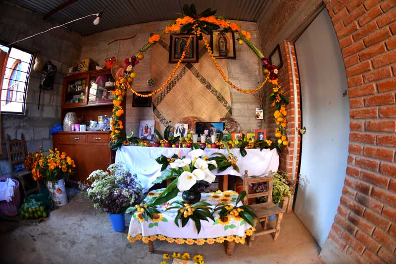 Altar para Viko Ndii en Santiago Apoala