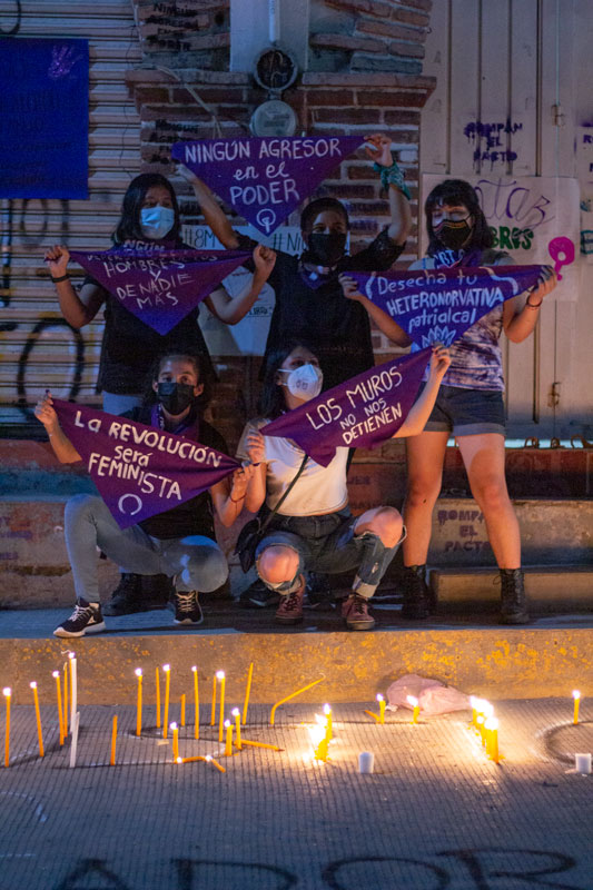 Velada por los Derechos de las Mujeres en Tlapa, Gro.