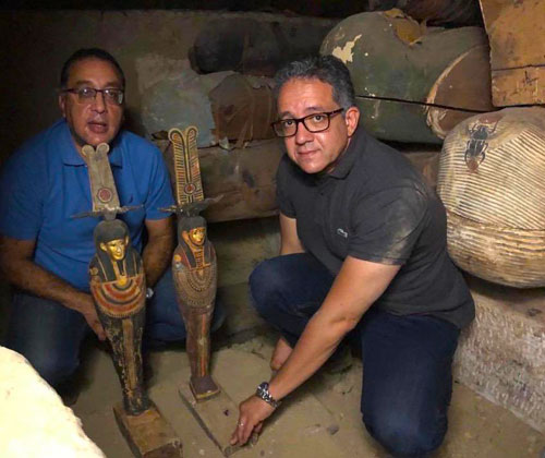 nuevo descubrimiento en Saqqara.