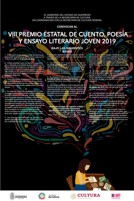 ADN Cultura - VIII Premio de cuento, ensayo literario y poesía joven 2019