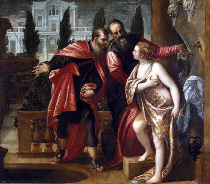 "Susana y los viejos" Paolo Veronese (1588)