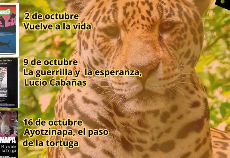 Cartel del cCneclub 22 de la Biblioteca Municipal de Acapulco 22