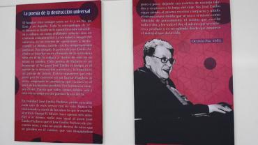 La Biblioteca de México inaugurará exposición sobre José Emilio Pacheco