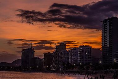 Atardecer en Acapulco