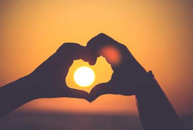 El corazón como símbolo de la paz